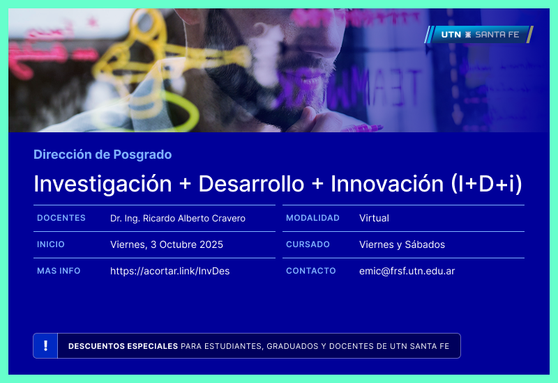 Investigación + Desarrollo + Innovación
