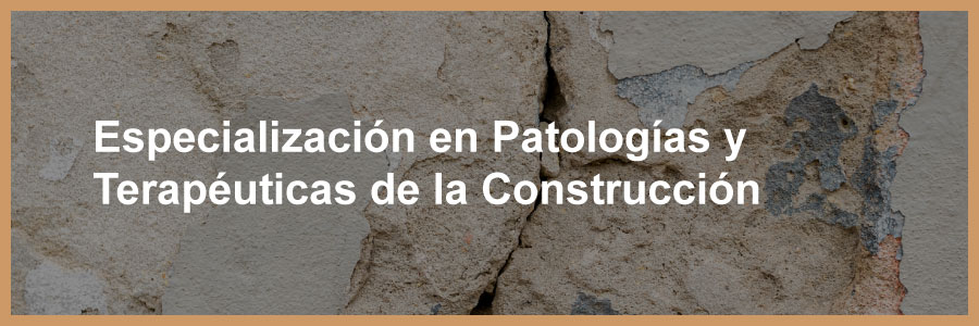 Especialización en Patologías y Terapéuticas de la Construcción